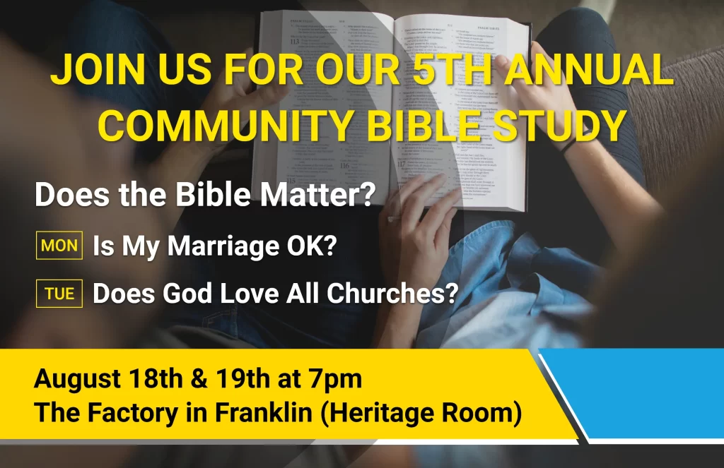 Does the Bible Matter?